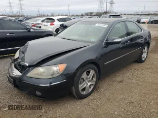2007 Acura RL Tech Pkg with VIN JH4KB16697C002275, listed as a Copart auction lot 82517284 with 200,857 mi miles and Clean Title. Bid and sale history available at carsss.com. Image 1.