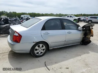 2006 Kia Spectra EX with VIN KNAFE121665348840, listed as a Copart auction lot 69798184 with 0 mi miles and Salvage Title. Bid and sale history available at carsss.com. Image 3.