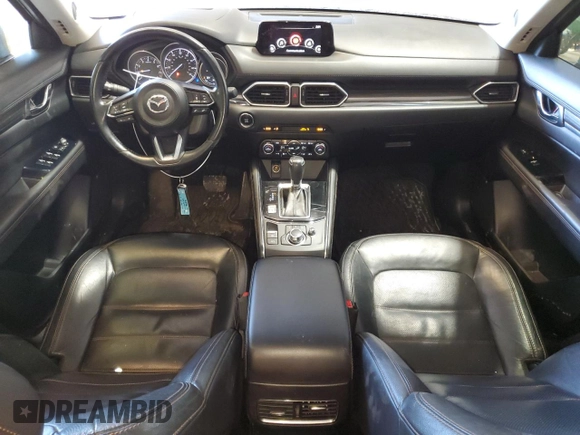 2018 Mazda CX-5 Grand Touring with VIN JM3KFADM3J1429016, listed as a Copart auction lot 45318885 with 162,112 mi miles and Salvage Title. Bid and sale history available at carsss.com. Image 8.