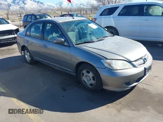 2005 Honda Civic z VIN JHMES95625S010279, wystawiony jako IAAI lot #41667528 z przebiegiem 186 136 mil mil oraz . Historia ofert i sprzedaży dostępna na DreamBid. Obrazek 1.