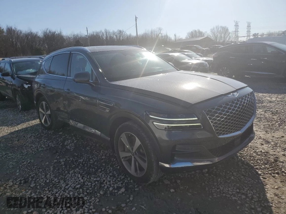 2023 Genesis GV80 z VIN KMUHBDSB9PU124092, wystawiony jako Copart lot #88873665 z przebiegiem 20 851 mil mil oraz Szkoda całkowita • Salvage title. Historia ofert i sprzedaży dostępna na DreamBid. Obrazek 4.