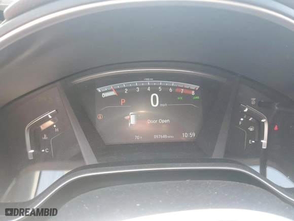 2017 Honda CR-V Touring with VIN 2HKRW2H93HH613054, listed as a Copart auction lot 53601775 with 97,648 mi miles and Salvage Title. Bid and sale history available at carsss.com. Image 9.