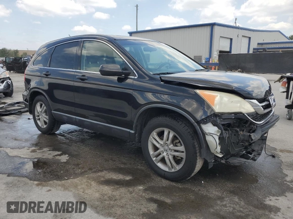 2010 Honda CR-V EX z VIN JHLRE4H55AC011367, wystawiony jako Copart lot #57492025 z przebiegiem 150 469 mil mil oraz Szkoda całkowita • Salvage title. Historia ofert i sprzedaży dostępna na DreamBid. Obrazek 4.