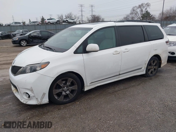 2011 Toyota Sienna SE with VIN 5TDXK3DC0BS122811, listed as a IAAI auction lot 41491159 with 337,201 mi miles and . Bid and sale history available at DreamBid. Image 17.