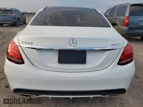 2015 Mercedes-Benz C-Class C 400 with VIN 55SWF6GB6FU028218, listed as a Copart auction lot 47125345 with 100,084 mi miles and Clean Title. Bid and sale history available at carsss.com. Image 6.