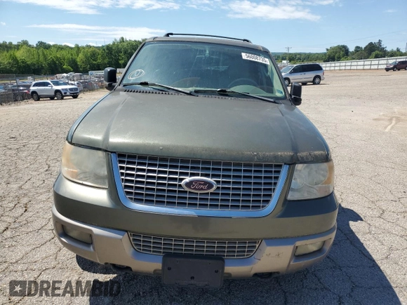 2003 Ford Expedition Eddie Bauer with VIN 1FMFU18L63LB98438, listed as a Copart auction lot 56008735 with 157,743 mi miles and Salvage title. Bid and sale history available at DreamBid. Image 5.