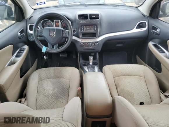 2013 Dodge Journey SE with VIN 3C4PDCABXDT687551, listed as a Copart auction lot 54095375 with 108,991 mi miles and Clean title. Bid and sale history available at DreamBid. Image 8.