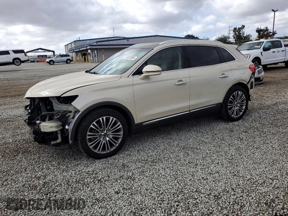 2018 Lincoln MKX Reserve with VIN 2LMPJ6LR8JBL12169, listed as a Copart auction lot 44673595 with 36,429 mi miles and Salvage Title. Bid and sale history available at carsss.com. Image 1.