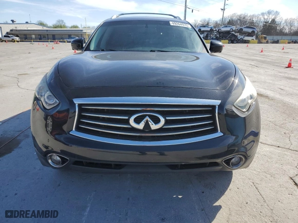2012 Infiniti FX35 with VIN JN8AS1MW4CM152500, listed as a Copart auction lot 49264975 with 87,374 mi miles and Salvage Title. Bid and sale history available at carsss.com. Image 5.