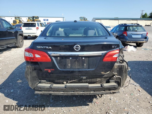 2017 Nissan Sentra S with VIN 3N1AB7AP7HY337823, listed as a Copart auction lot 62816995 with 73,448 mi miles and Salvage title. Bid and sale history available at DreamBid. Image 6.