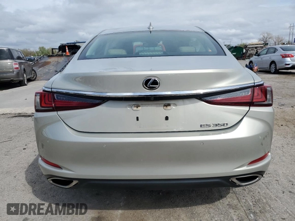 2019 Lexus ES 350 with VIN 58ABZ1B10KU020498, listed as a Copart auction lot 51284535 with 61,157 mi miles and Salvage Title. Bid and sale history available at DreamBid. Image 6.