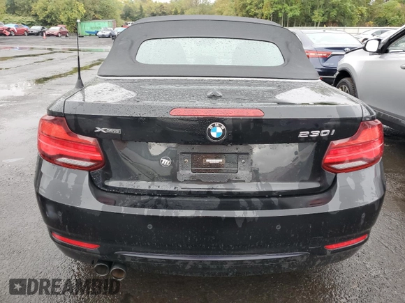 2020 BMW 2 Series 230i xDrive with VIN WBA2K1C08L7E50107, listed as a Copart auction lot 73092964 with 58,461 mi miles and Salvage Title. Bid and sale history available at carsss.com. Image 6.