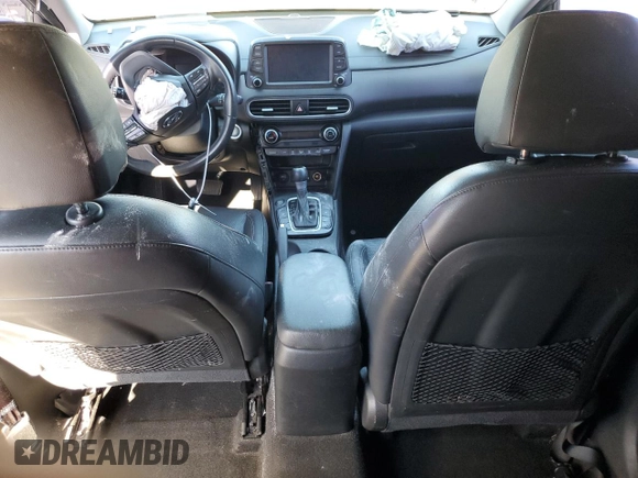 2021 Hyundai Kona Ultimate with VIN KM8K53A52MU679799, listed as a Copart auction lot 46955995 with 0 mi miles and Salvage Title. Bid and sale history available at carsss.com. Image 8.