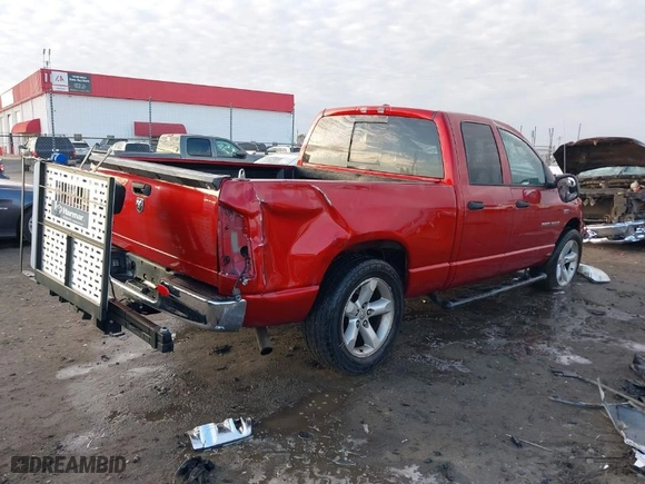 2007 Dodge Ram 1500 SLT with VIN 1D7HA18267S237429, listed as a IAAI auction lot 41071869 with NaN miles. Bid and sale history available at carsss.com. Image 4.