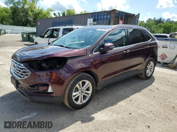 2019 Ford Edge SEL with VIN 2FMPK4J9XKBB95468, listed as a Copart auction lot 62080795 with 79,072 mi miles and Salvage title. Bid and sale history available at DreamBid. Image 1.