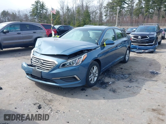 2017 Hyundai Sonata 2.4L with VIN 5NPE24AF6HH505808, listed as a IAAI auction lot 41890430 with 78,425 mi miles and . Bid and sale history available at DreamBid. Image 2.