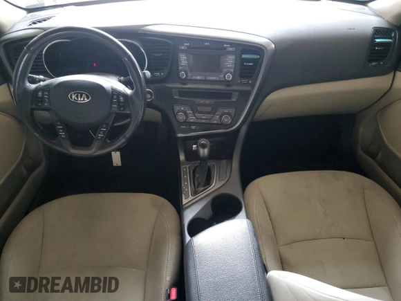 2013 Kia Optima EX z VIN KNAGM4AD4D5045301, wystawiony jako Copart lot #56340635 z przebiegiem 136 550 mil mil oraz Szkoda całkowita • Salvage title. Historia ofert i sprzedaży dostępna na DreamBid. Obrazek 8.