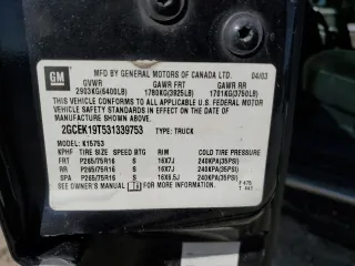 2003 Chevrolet Silverado 1500 LT with VIN 2GCEK19T531339753, listed as a Copart auction lot 54064945 with 156,826 mi miles and Salvage Title. Bid and sale history available at DreamBid. Image 12.