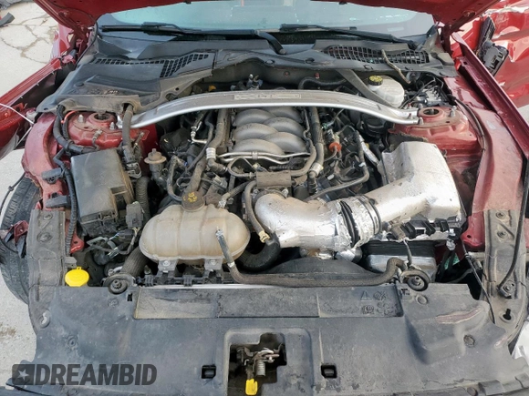 2019 Ford Mustang GT with VIN 1FA6P8CFXK5105693, listed as a Copart auction lot 50537475 with 69,543 mi miles and Salvage Title. Bid and sale history available at carsss.com. Image 11.