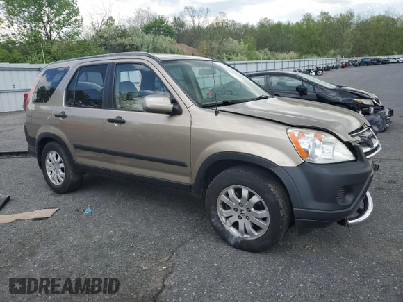 2005 Honda CR-V EX with VIN SHSRD78845U329526, listed as a Copart auction lot 55357285 with 175,671 mi miles and Salvage Title. Bid and sale history available at DreamBid. Image 4.
