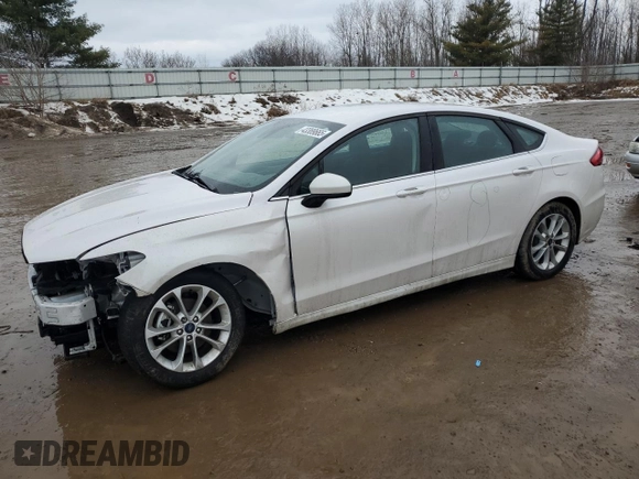 2020 Ford Fusion SE z VIN 3FA6P0HDXLR246898, wystawiony jako Copart lot #43389665 z przebiegiem 22 355 mil mil oraz Czysty tytuł • Clean title. Historia ofert i sprzedaży dostępna na DreamBid. Obrazek 1.