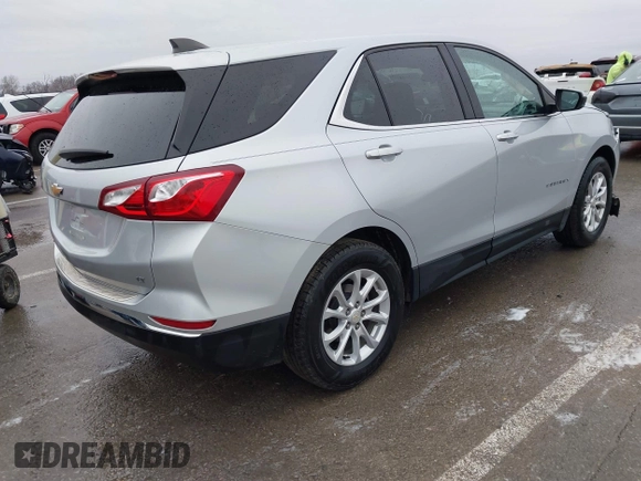 2020 Chevrolet Equinox LT with VIN 3GNAXKEVXLL187049, listed as a IAAI auction lot 41459248 with 59,291 mi miles. Bid and sale history available at carsss.com. Image 4.