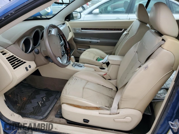 2008 Chrysler Sebring Limited with VIN 1C3LC65M18N300491, listed as a Copart auction lot 74578424 with 0 mi miles and Salvage Title. Bid and sale history available at carsss.com. Image 7.