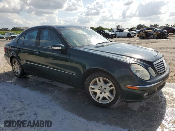 2003 Mercedes-Benz E-Class 3.2L with VIN WDBUF65J83A282244, listed as a Copart auction lot 52419505 with 171,582 mi miles and Clean Title. Bid and sale history available at carsss.com. Image 4.