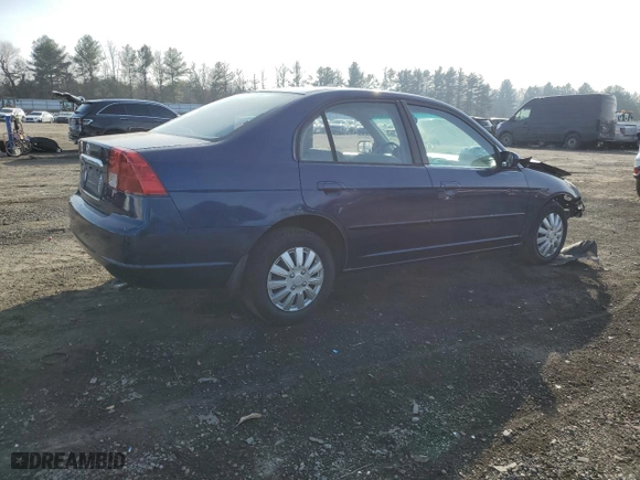 2003 Honda Civic EX with VIN 1HGES26783L015611, listed as a Copart auction lot 86114174 with 197,422 mi miles and Salvage Title. Bid and sale history available at carsss.com. Image 3.