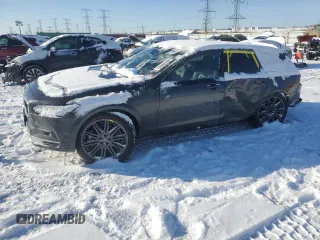 2023 Volvo V90 Ultimate with VIN YV4062NC6P1165114, listed as a Copart auction lot 45105885 with 26,962 mi miles and Salvage title. Bid and sale history available at DreamBid. Image 1.