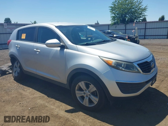 2013 Kia Sportage LX with VIN KNDPBCA24D7352828, listed as a IAAI auction lot 42685744 with 156,805 mi miles and . Bid and sale history available at DreamBid. Image 1.