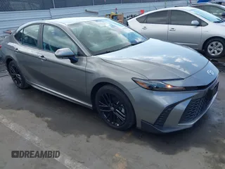 2025 Toyota Camry LE with VIN 4T1DAACK9SU511344, listed as a IAAI auction lot 41915556 with 8,079 mi miles and . Bid and sale history available at DreamBid. Image 1.