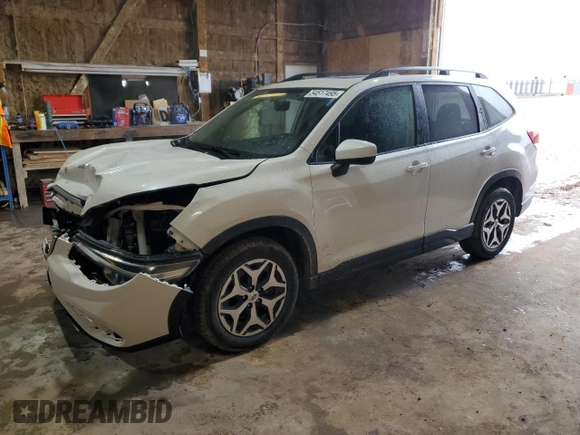 2019 Subaru Forester Premium with VIN JF2SKAEC0KH575619, listed as a Copart auction lot 54517495 with 88,455 mi miles and Salvage title. Bid and sale history available at DreamBid. Image 1.