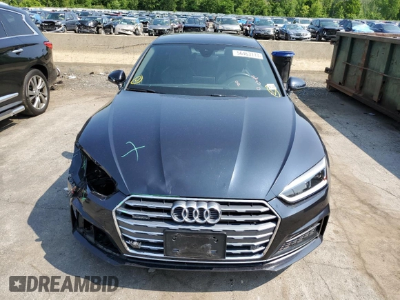 2018 Audi A5 Sportback Premium Plus with VIN WAUENCF52JA074783, listed as a Copart auction lot 56463113 with 60,488 mi miles. Bid and sale history available at carsss.com. Image 5.