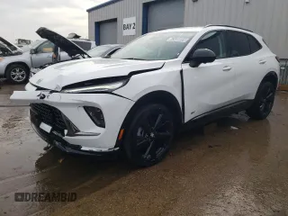 2025 Buick Envision Sport Touring with VIN LRBFZLE48SD029348, listed as a Copart auction lot 43456005 with 37 mi miles and Salvage Title. Bid and sale history available at carsss.com. Image 1.