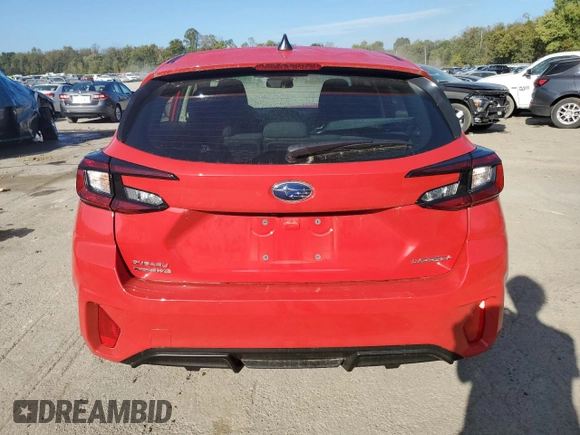 2024 Subaru Impreza with VIN JF1GUABC1R8362861, listed as a Copart auction lot 71755884 with 992 mi miles and Salvage Title. Bid and sale history available at carsss.com. Image 6.