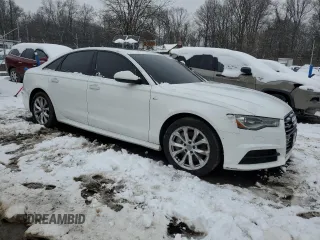 2017 Audi A6 Premium Plus with VIN WAUG8AFC0HN042761, listed as a Copart auction lot 86117364 with 96,126 mi miles and Salvage Title. Bid and sale history available at carsss.com. Image 4.