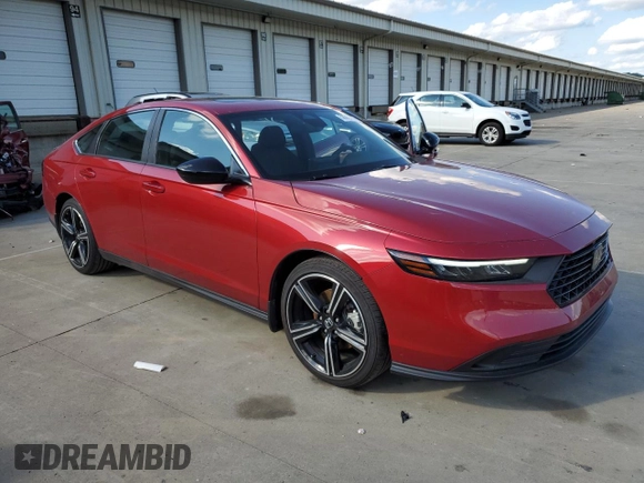 2024 Honda Accord Sport with VIN 1HGCY2F51RA095231, listed as a Copart auction lot 56355705 with 12,203 mi miles and Salvage title. Bid and sale history available at DreamBid. Image 4.