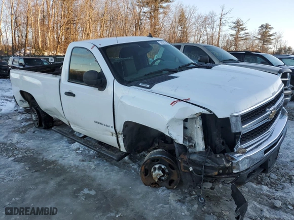 2007 Chevrolet Silverado 2500HD Work Truck with VIN 1GCHC24K17E519024, listed as a Copart auction lot 41217034 with NaN miles and Salvage Title. Bid and sale history available at carsss.com. Image 4.