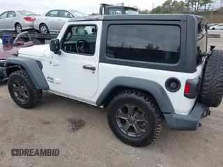 2018 Jeep Wrangler Sport S with VIN 1C4GJXANXJW189849, listed as a IAAI auction lot 42081074 with 78,431 mi miles and . Bid and sale history available at DreamBid. Image 3.