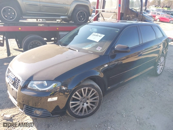 2007 Audi A3 with VIN WAUNF78P57A093209, listed as a IAAI auction lot 41650745 with 155,471 mi miles. Bid and sale history available at carsss.com. Image 18.