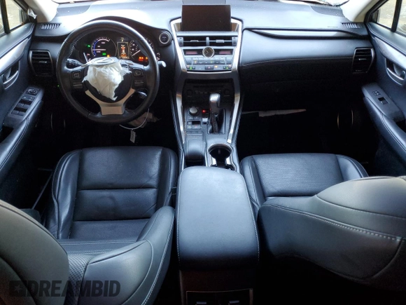 2017 Lexus NX 300h with VIN JTJBJRBZ8H2064791, listed as a Copart auction lot 41873895 with 66,835 mi miles and Salvage Title. Bid and sale history available at DreamBid. Image 8.