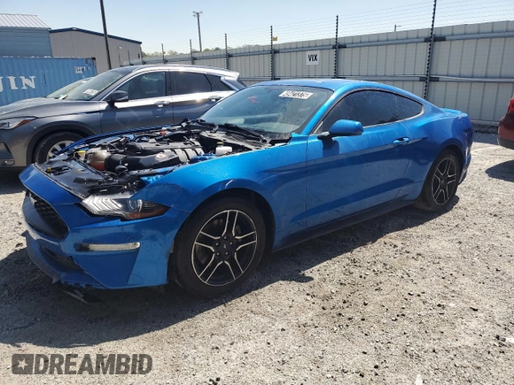 2019 Ford Mustang EcoBoost with VIN 1FA6P8TH7K5135266, listed as a Copart auction lot 49421375 with 80,591 mi miles and Clean Title. Bid and sale history available at carsss.com. Image 1.