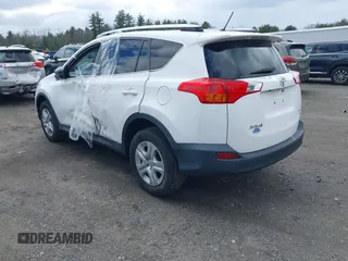 2015 Toyota RAV4 LE with VIN 2T3BFREV5FW337848, listed as a IAAI auction lot 41945174 with 135,792 mi miles. Bid and sale history available at carsss.com. Image 3.