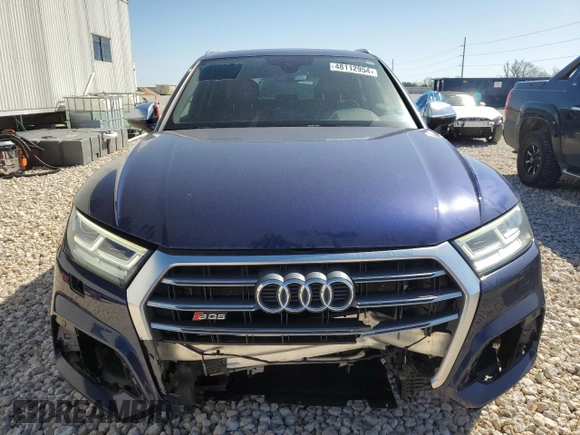 2018 Audi SQ5 Premium Plus with VIN WA1A4AFY2J2117350, listed as a Copart auction lot 48112954 with 70,119 mi miles and . Bid and sale history available at DreamBid. Image 5.