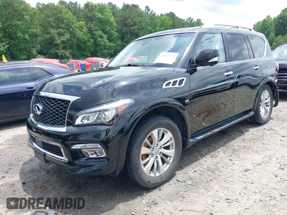 2017 Infiniti QX80 Signature Edition with VIN JN8AZ2NE9H9152154, listed as a IAAI auction lot 42457572 with 108,080 mi miles and . Bid and sale history available at DreamBid. Image 18.