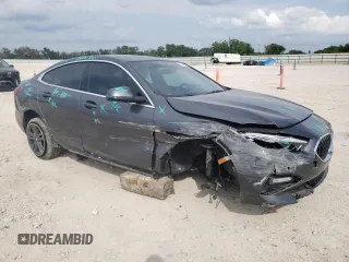 2021 BMW 2 Series 228i with VIN WBA53AK01M7J01235, listed as a Copart auction lot 54838915 with 40,327 mi miles and Salvage title. Bid and sale history available at DreamBid. Image 4.