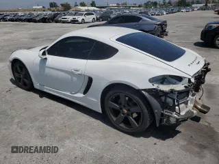 2015 Porsche Cayman with VIN WP0AA2A81FK160807, listed as a Copart auction lot 53611305 with 60,866 mi miles and Salvage Title. Bid and sale history available at DreamBid. Image 2.