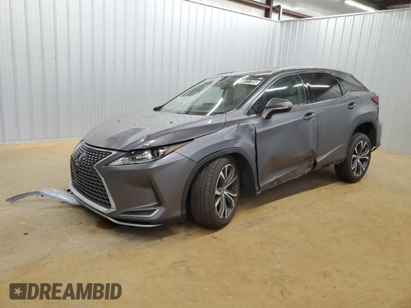 2021 Lexus RX 350 with VIN 2T2HZMDA3MC282810, listed as a Copart auction lot 48011705 with 98,616 mi miles and Clean title. Bid and sale history available at DreamBid. Image 1.