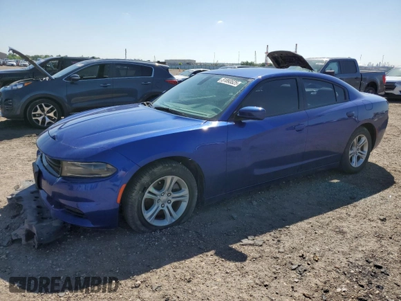 2019 Dodge Charger SXT with VIN 2C3CDXBG4KH589075, listed as a Copart auction lot 51893525 with 54,597 mi miles and Salvage Title. Bid and sale history available at DreamBid. Image 1.